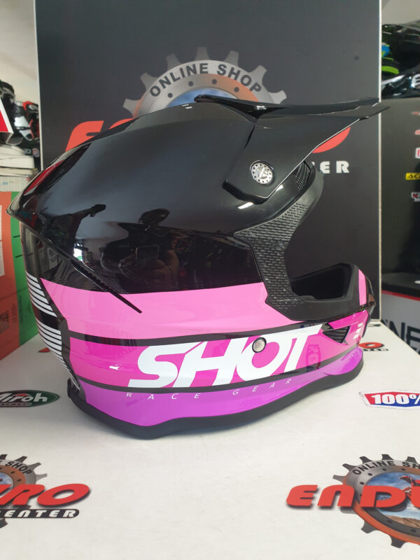 CAPACETE SHOT FURIOUS STORY BLK/PNK - Image 3