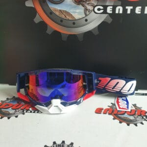 ÓCULOS 100% RACECRAFT 2 REPUBLIC DKBLU/RED/WHT