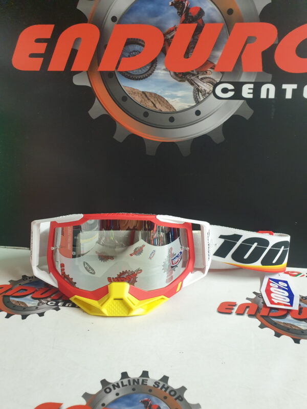 ÓCULOS 100% RACECRAFT 2 ARSHAM RED/WHT/YLW - Image 2
