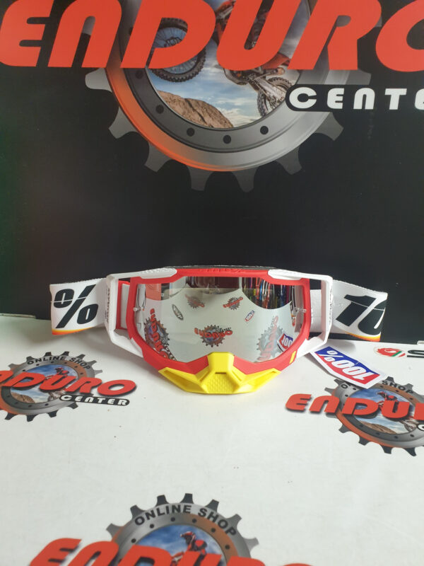 ÓCULOS 100% RACECRAFT 2 ARSHAM RED/WHT/YLW - Image 3