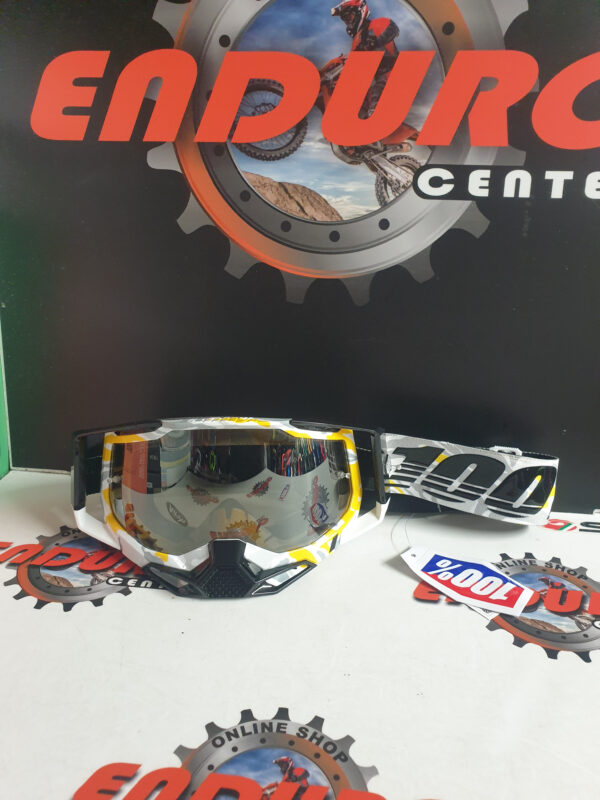 ÓCULOS 100% RACECRAFT 2 KORB GRY/BLK/WHT/YLW - Image 2