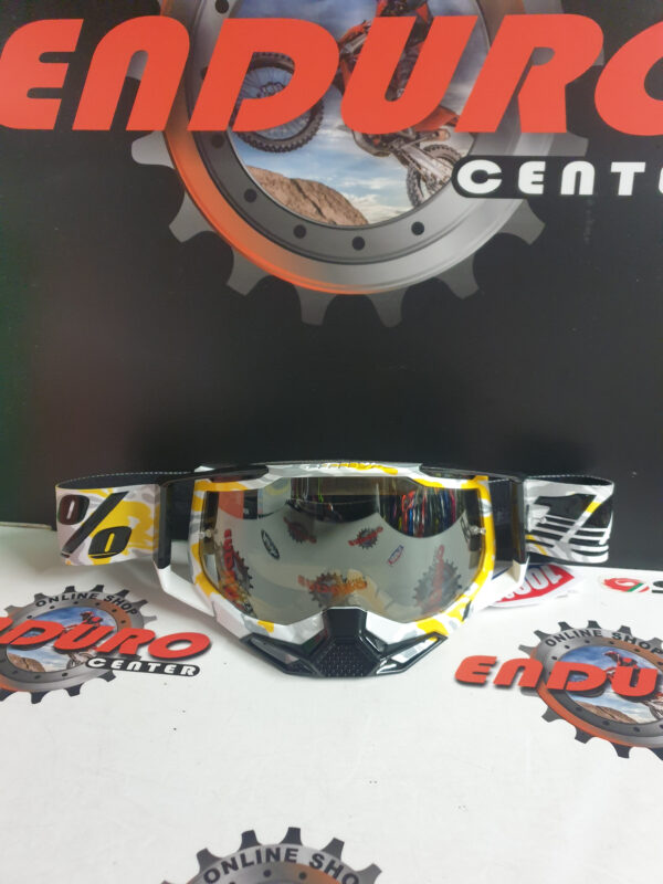 ÓCULOS 100% RACECRAFT 2 KORB GRY/BLK/WHT/YLW - Image 3