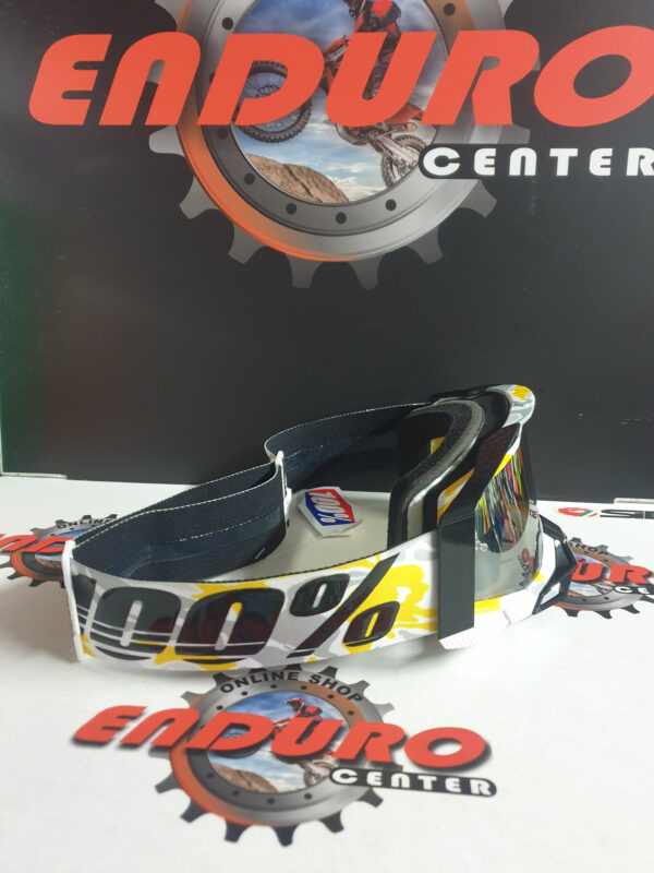 ÓCULOS 100% RACECRAFT 2 KORB GRY/BLK/WHT/YLW - Image 4