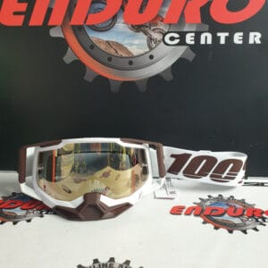 ÓCULOS 100% RACECRAFT 2 SNOWBIRD WHT/BRWN