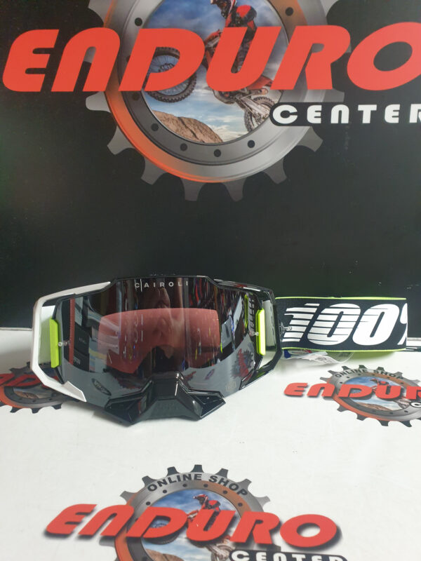 ÓCULOS 100% ARMEGA RACR TONY CAIROLI HIPER X BLK/WHT - Image 2