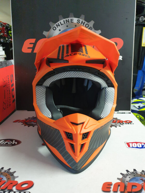 CAPACETE ACERBIS LINEAR ORGFLU/BLK - Image 5