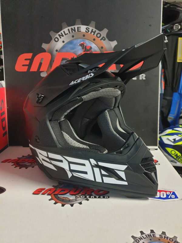 CAPACETE ACERBIS X-TRACK VTR BLK/WHT - Image 2