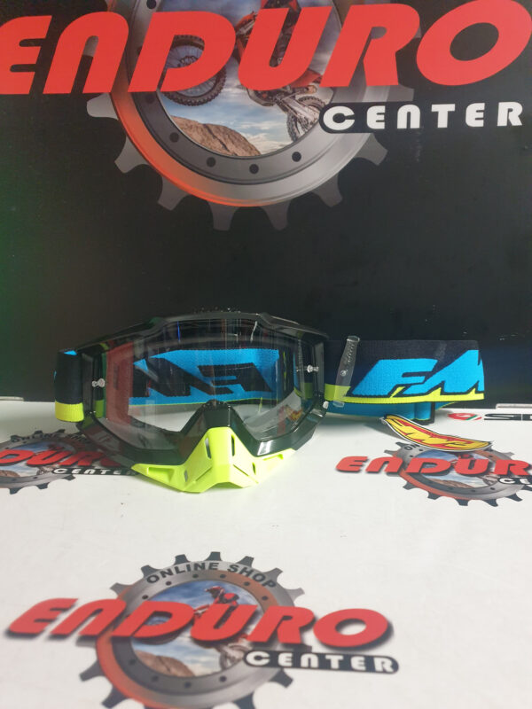 ÓCULOS 100% FMF EDITION POWERBOMB TALLADEGA BLK/BLU - Image 2