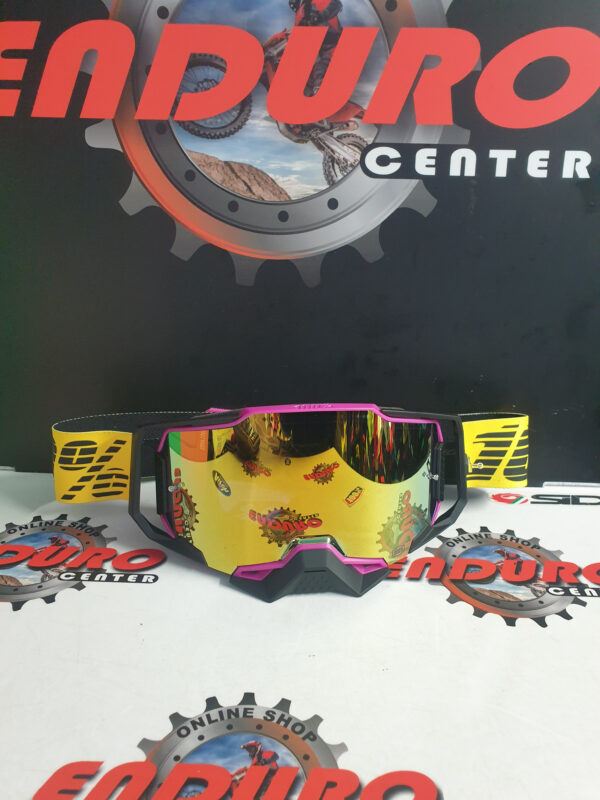 ÓCULOS 100% ARMEGA 91 MULTICOLOR BLK/YLW/PNK - Image 3