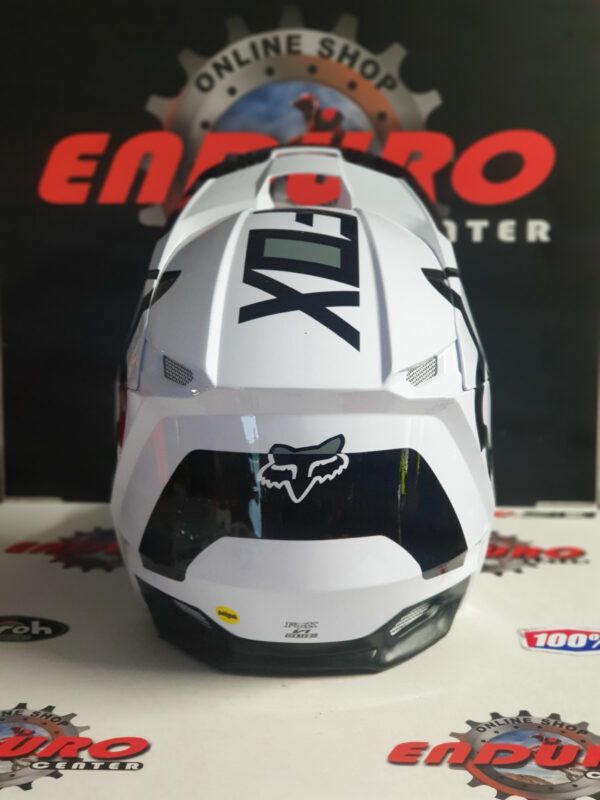 CAPACETE FOX V1 LUX BLK/WHT/GRY - Image 6
