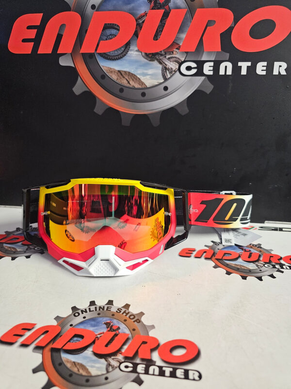 ÓCULOS 100% RACECRAFT 2 OGUSTO BLK/RED/YLW/WHT - Image 2