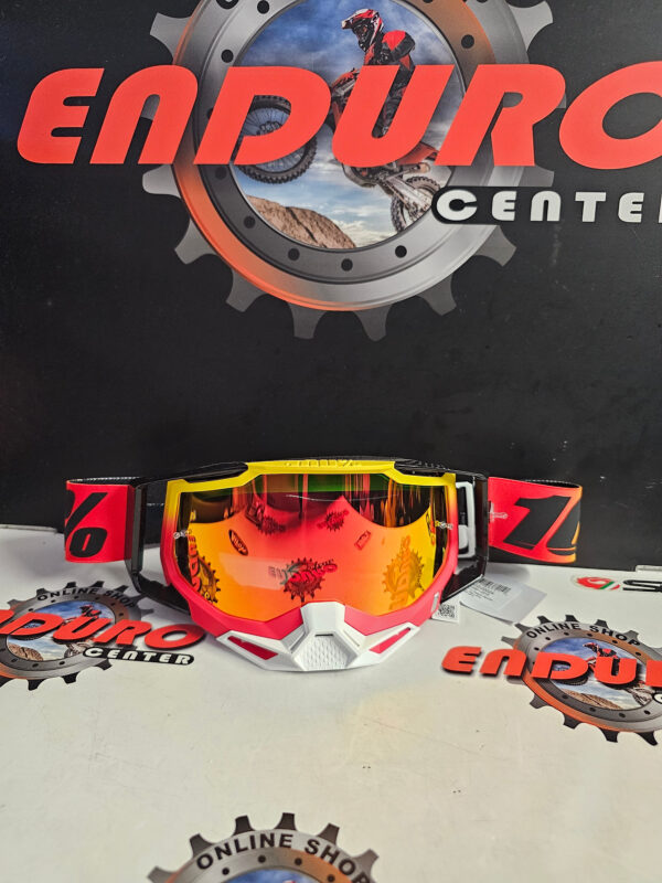 ÓCULOS 100% RACECRAFT 2 OGUSTO BLK/RED/YLW/WHT - Image 3