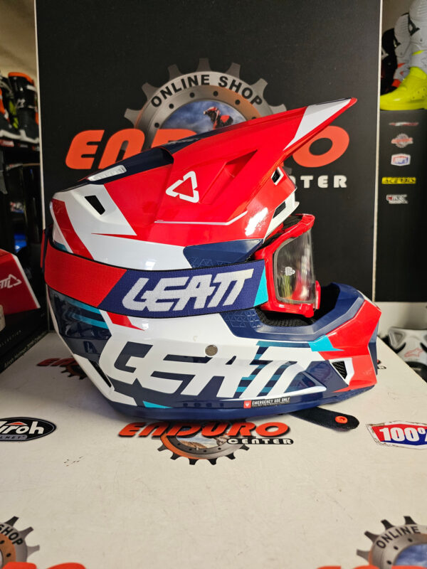 CAPACETE LEATT 7.5 V.22 SET RED/BLU/WHT - Image 4
