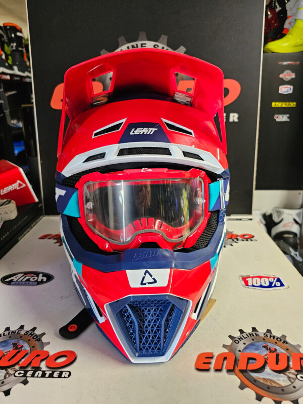 CAPACETE LEATT 7.5 V.22 SET RED/BLU/WHT - Image 7