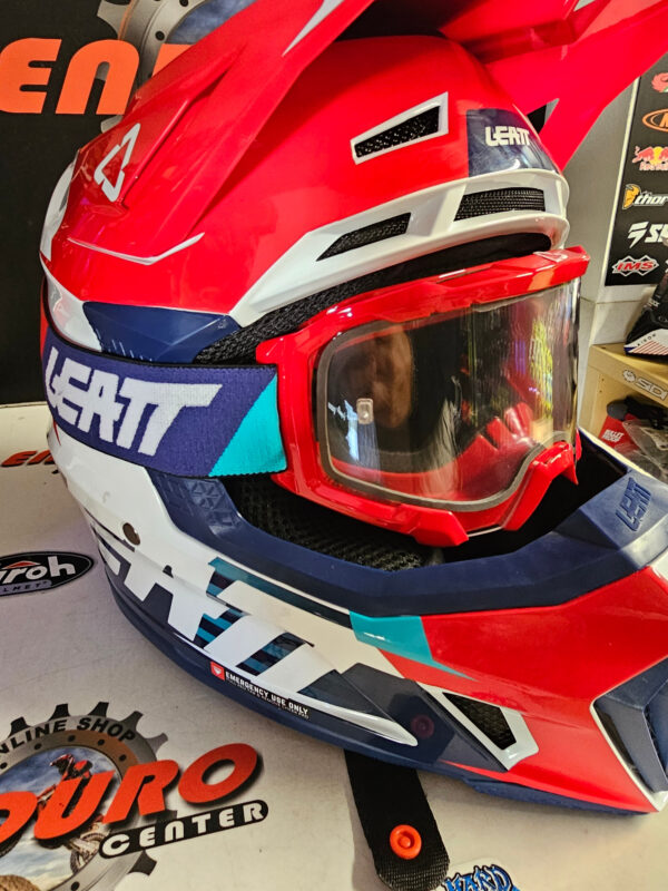 CAPACETE LEATT 7.5 V.22 SET RED/BLU/WHT - Image 3
