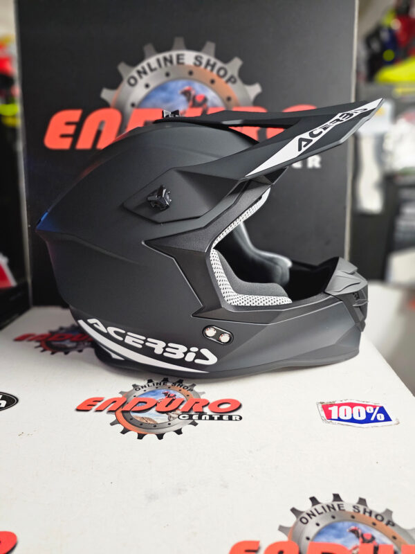 CAPACETE ACERBIS LINEAR SOLID BLK - Image 3