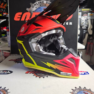 CAPACETE JUST1 J39 POSEIDON BLK/YLWFLU/RED