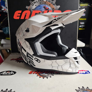 CAPACETE ACERBIS LINEAR WHT/BLK