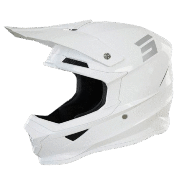 CAPACETE SHOT FURIOUS SOLID WHT GLOSS