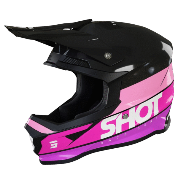 CAPACETE SHOT FURIOUS STORY BLK/PNK