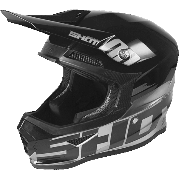 CAPACETE SHOT FURIOUS BRUSH BLK/SLV
