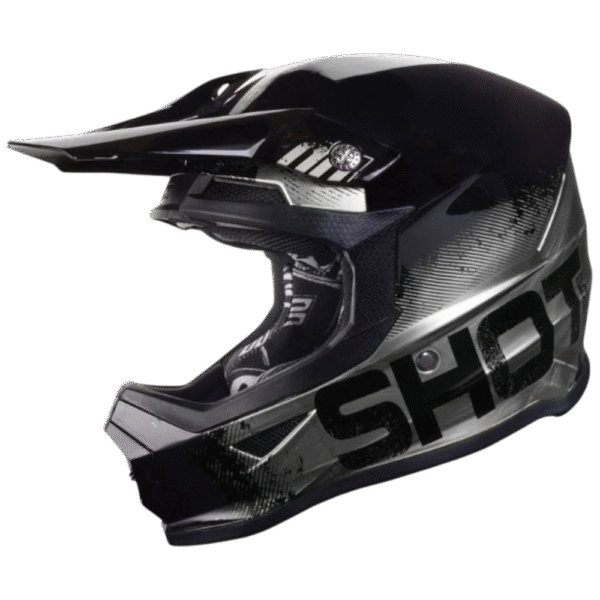 CAPACETE SHOT FURIOUS COALITION BLK/SLV