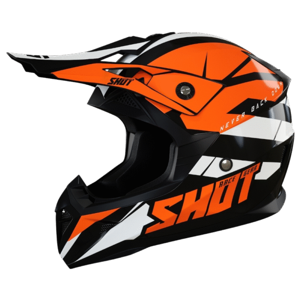 CAPACETE SHOT PULSE REVENGE ORG/BLK/WHT
