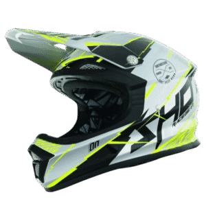 CAPACETE SHOT FURIOUS INFINITY GRY/BLK/YLWFLU