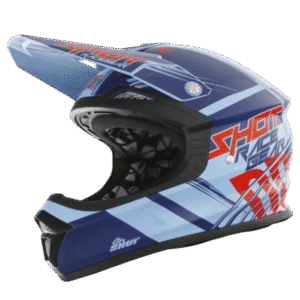 CAPACETE SHOT FURIOUS CLAW BLU/RED