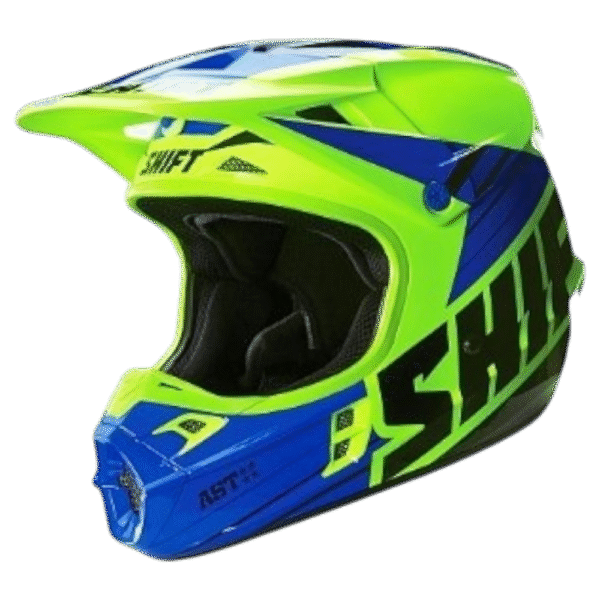 CAPACETE SHIFT V1 ASSAULT RACE YLWFLU/BLU