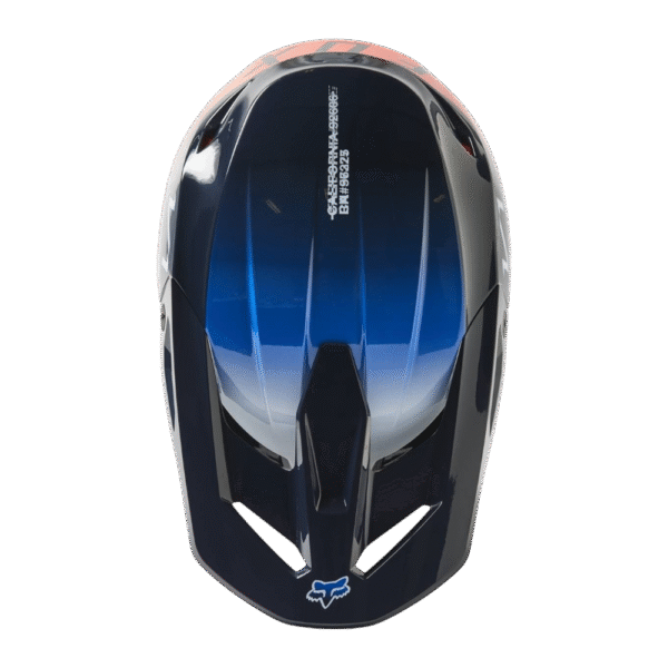 CAPACETE FOX V1 TOXSYK BLK/BLU/ORGFLU - Image 6