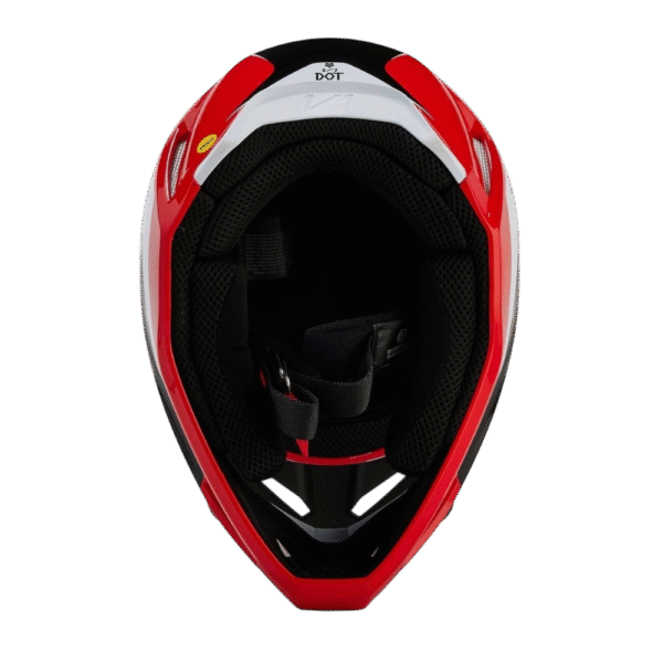 CAPACETE FOX V1 NITRO RED/BLK/WHT - Image 3