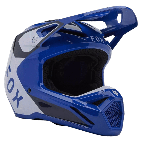 CAPACETE FOX V1 LEAN BLU/WHT/BLK