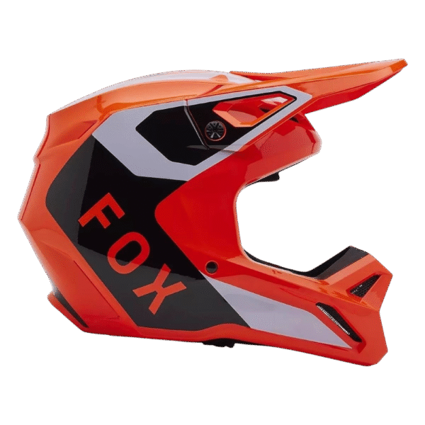 CAPACETE FOX V1 LEAN ORGFLU/BLK/WHT - Image 2
