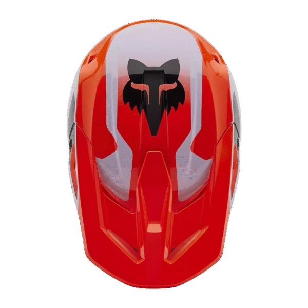 CAPACETE FOX V1 LEAN ORGFLU/BLK/WHT - Image 4