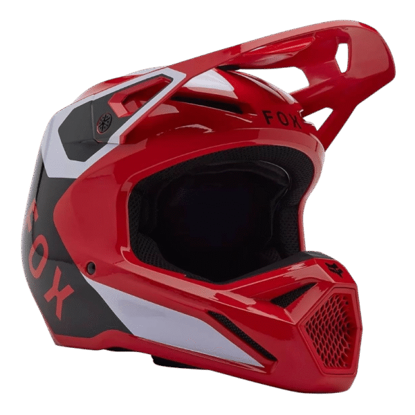 CAPACETE FOX V1 LEAN RED/BLK/WHT
