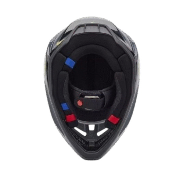 CAPACETE FOX V3 DIVIDER GRY/BLK/YLWFLU - Image 6