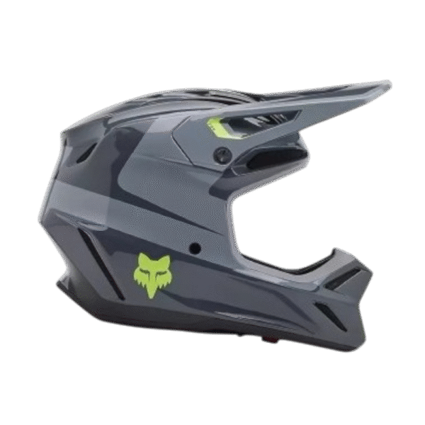 CAPACETE FOX V3 DIVIDER GRY/BLK/YLWFLU - Image 2