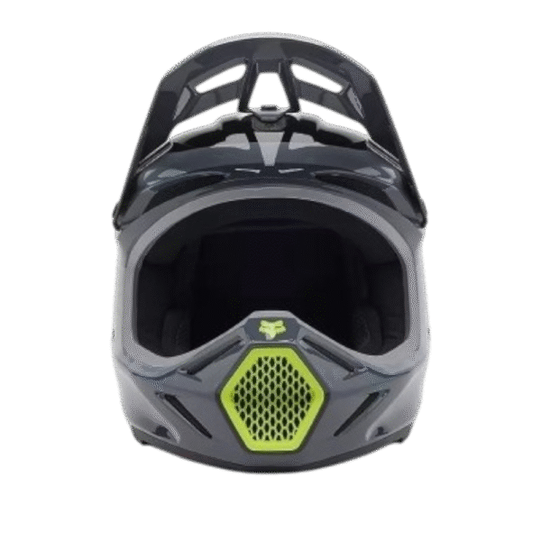 CAPACETE FOX V3 DIVIDER GRY/BLK/YLWFLU - Image 3