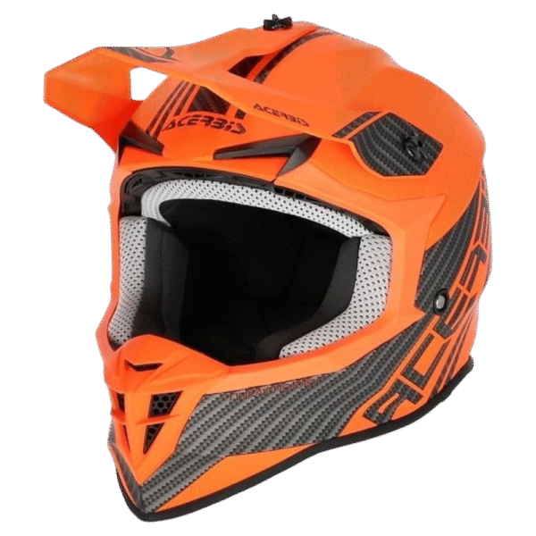 CAPACETE ACERBIS LINEAR ORGFLU/BLK
