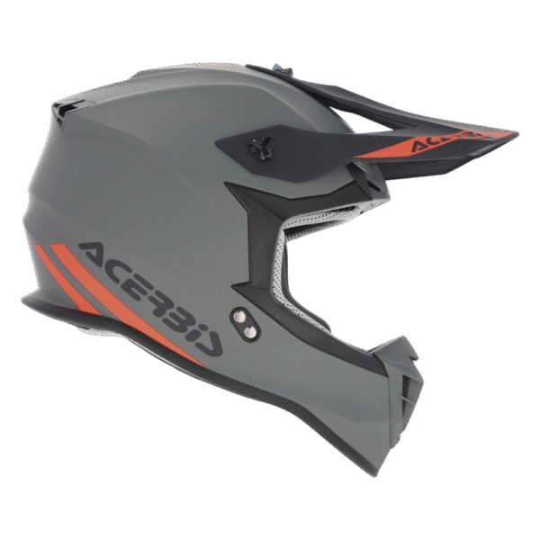 CAPACETE ACERBIS LINEAR SOLID GRY/ORG - Image 2