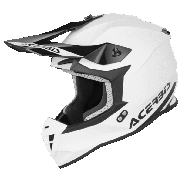 CAPACETE ACERBIS LINEAR SOLID WHT/BLK