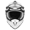 CAPACETE ACERBIS LINEAR SOLID WHT/BLK - Image 4