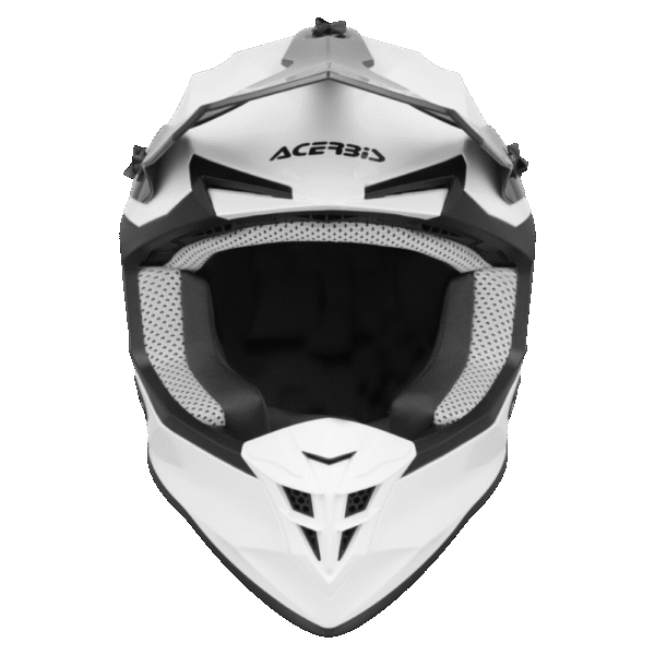 CAPACETE ACERBIS LINEAR SOLID WHT/BLK - Image 4