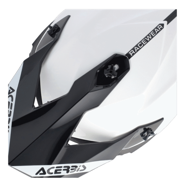 CAPACETE ACERBIS LINEAR SOLID WHT/BLK - Image 8