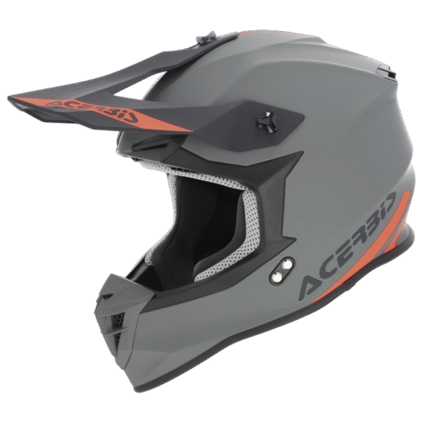 CAPACETE ACERBIS LINEAR SOLID GRY/ORG
