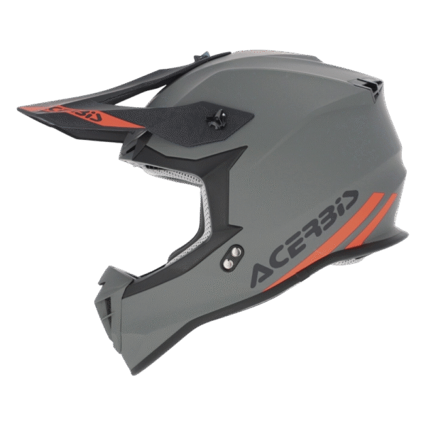 CAPACETE ACERBIS LINEAR SOLID GRY/ORG - Image 4