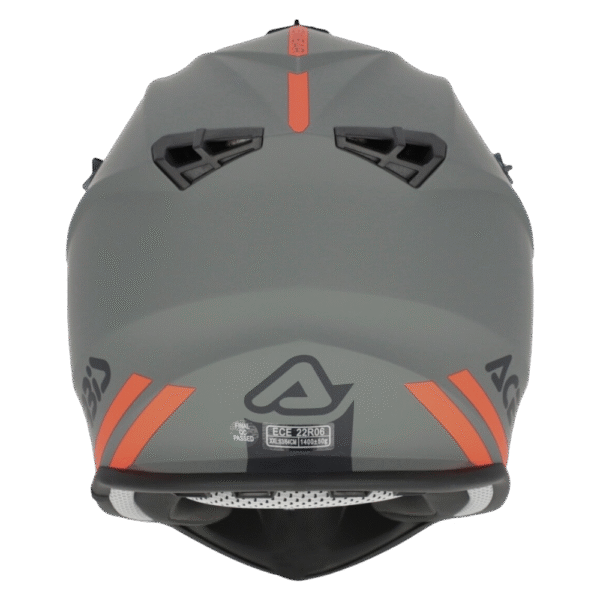 CAPACETE ACERBIS LINEAR SOLID GRY/ORG - Image 9