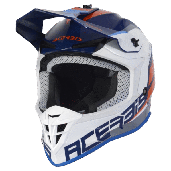 CAPACETE ACERBIS LINEAR BLU/WHT/ORG