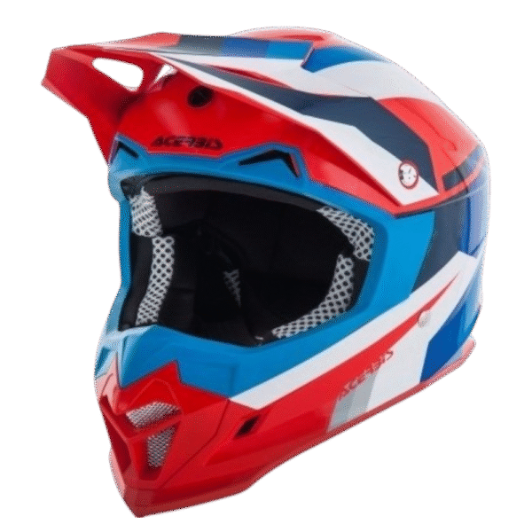 CAPACETE ACERBIS PROFILE 4 REDFLU/BLU/WHT